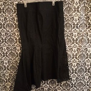 Women's denim mermaid skirt